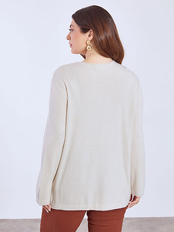 Πουλόβερ με αφινίριστο τελείωμα WT1042.4321+6 φωτογραφία