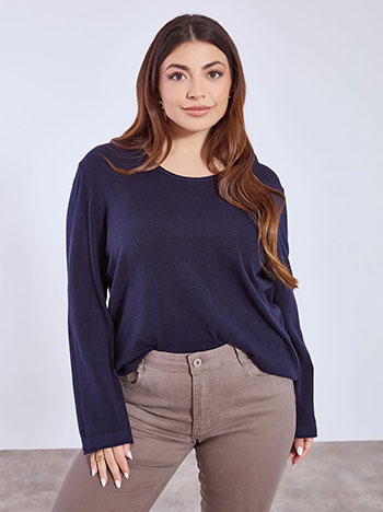 Πουλόβερ με αφινίριστο τελείωμα WT1042.4321+9 φωτογραφία