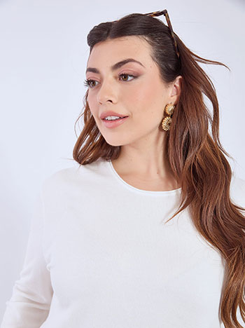 Πουλόβερ με αφινίριστο τελείωμα WT1042.4321+4 φωτογραφία