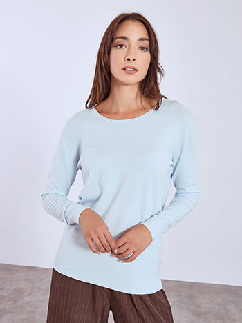 Πουλόβερ με στρογγυλή λαιμόκοψη WT1042.4379+1