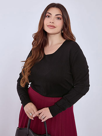 Πουλόβερ με στρογγυλή λαιμόκοψη WT1042.4379+9 φωτογραφία