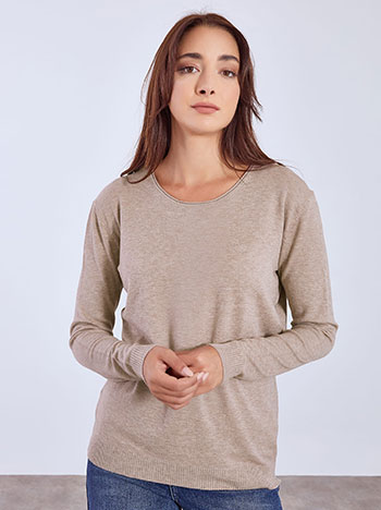 Πουλόβερ με στρογγυλή λαιμόκοψη WT1042.4379+5