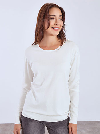 Πουλόβερ με στρογγυλή λαιμόκοψη WT1042.4379+3