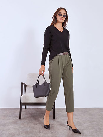 Πουλόβερ με ριπ λεπτομέρειες WT1042.4380+9 φωτογραφία