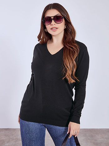 Πουλόβερ με ριπ λεπτομέρειες WT1042.4380+9 φωτογραφία