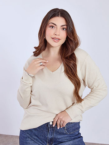 Πουλόβερ με ριπ λεπτομέρειες WT1042.4380+10 φωτογραφία