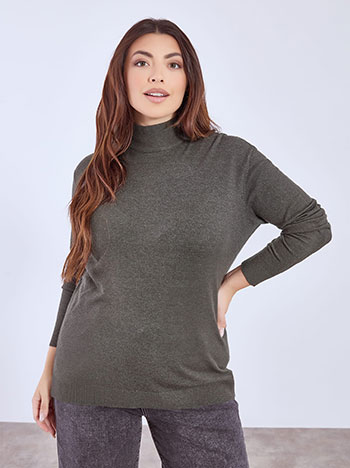 Πουλόβερ μονόχρωμο WT1042.4381+1 φωτογραφία