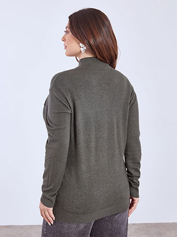 Πουλόβερ μονόχρωμο WT1042.4381+1 φωτογραφία