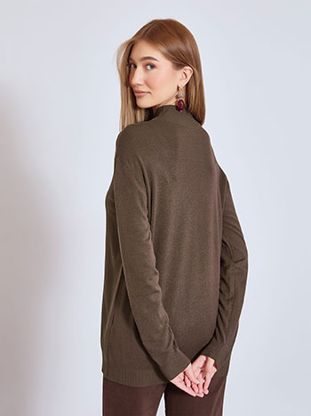 Πουλόβερ μονόχρωμο WT1042.4381+3 φωτογραφία