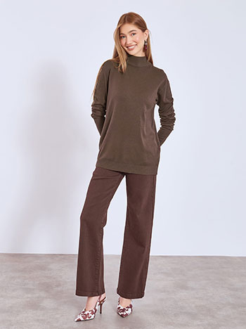 Πουλόβερ μονόχρωμο WT1042.4381+3 φωτογραφία