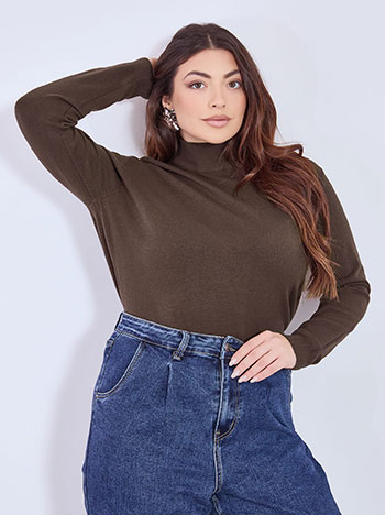 Πουλόβερ μονόχρωμο WT1042.4381+3 φωτογραφία