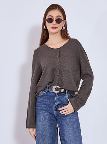 Ζακέτα πλεκτή με απαλή υφή WT1042.5001+1