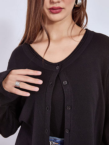 Ζακέτα πλεκτή με απαλή υφή WT1042.5001+4 φωτογραφία