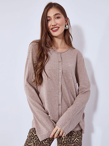 Ζακέτα πλεκτή με απαλή υφή WT1042.5001+2