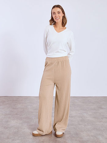 Παντελόνα πλεκτή ανάγλυφη WT1430.1666+2