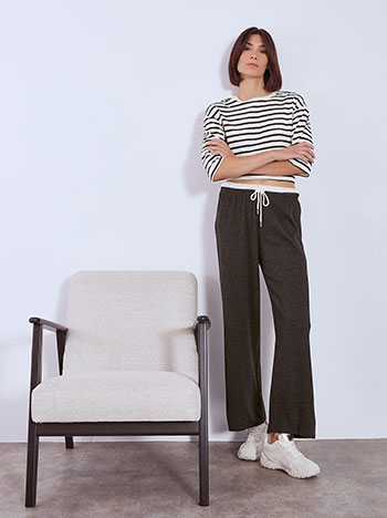 Παντελόνα με δίχρωμη μέση WT1430.1673+1