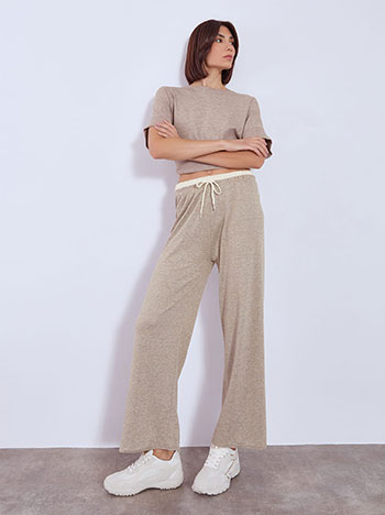 Παντελόνα με δίχρωμη μέση WT1430.1673+3