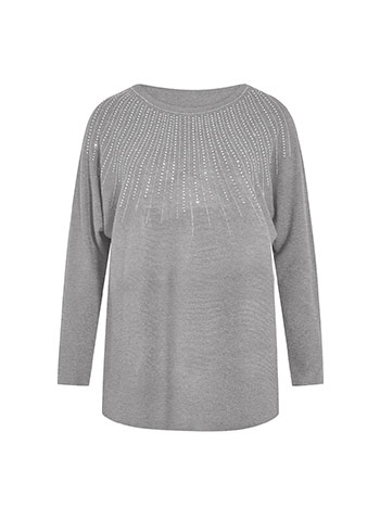 Πουλόβερ με strass λεπτομέρειες WT1430.4046+2 φωτογραφία