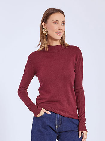 Πουλόβερ μονόχρωμο με βισκόζη WT1430.4050+5