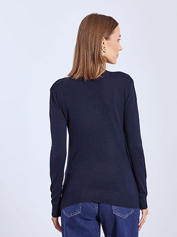 Πουλόβερ μονόχρωμο με βισκόζη WT1430.4050+6 φωτογραφία