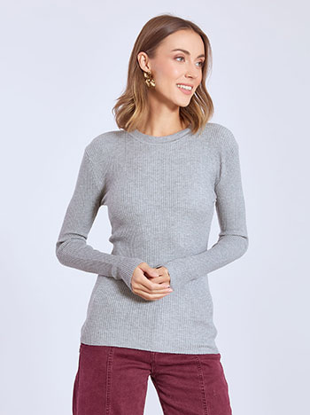 Μπλούζα ριπ μονόχρωμη WT1430.4086+2