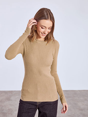 Μπλούζα ριπ μονόχρωμη WT1430.4086+3