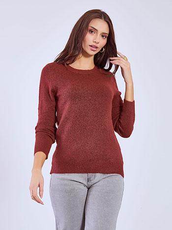 Πουλόβερ με στρογγυλή λαιμόκοψη WT1430.4878+7