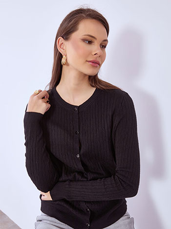 Ζακέτα με ανάγλυφο ύφασμα WT1430.5106+1