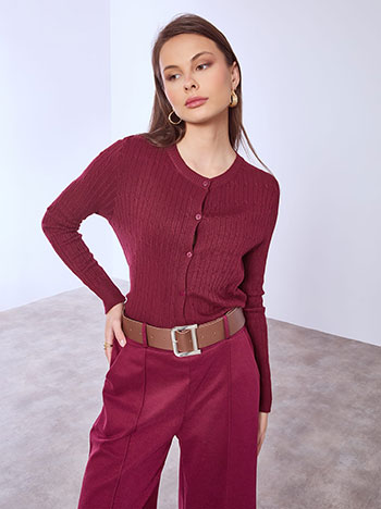 Ζακέτα με ανάγλυφο ύφασμα WT1430.5106+5