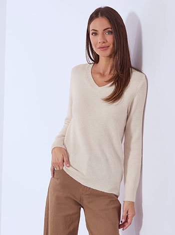 Πουλόβερ με V λαιμόκοψη WT1518.4579+4