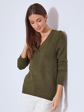 Πουλόβερ με V λαιμόκοψη WT1518.4579+7