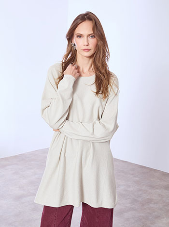 Μπλούζα μακριά μεταλλιζέ WT1556.4556+6