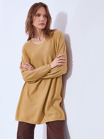 Μπλούζα μακριά μεταλλιζέ WT1556.4556+3