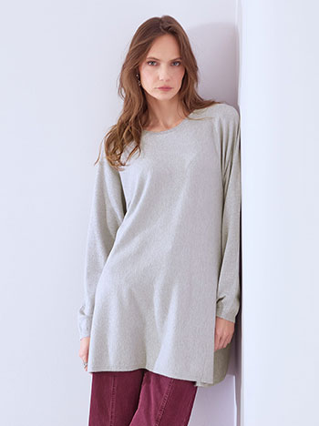 Μπλούζα μακριά μεταλλιζέ WT1556.4556+2