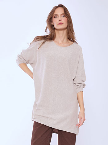 Μπλούζα μακριά μεταλλιζέ WT1556.4556+4