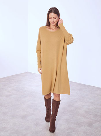 Φόρεμα πλεκτό μίντι oversized WT1556.8580+3