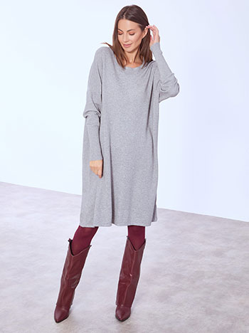 Φόρεμα πλεκτό μίντι oversized WT1556.8580+2 φωτογραφία