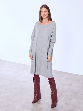 Φόρεμα πλεκτό μίντι oversized WT1556.8580+2