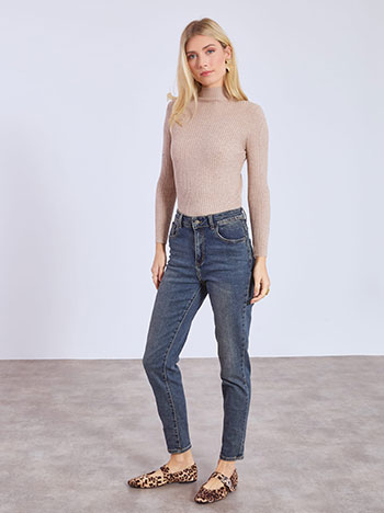 Τζιν skinny με ξεβάμματα WT1628.1085+1