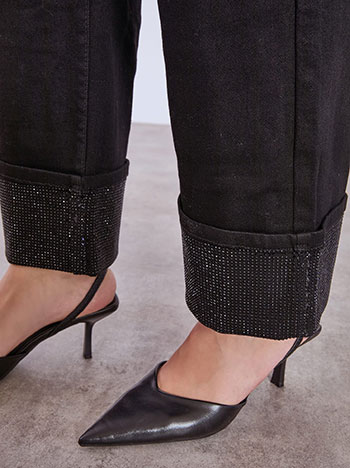 Τζιν με strass στο τελείωμα WT1628.1972+1