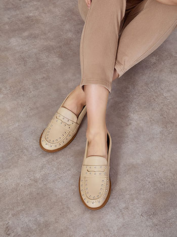 Μοκασίνι δερματίνης με τρουκς WT1697.A251+2