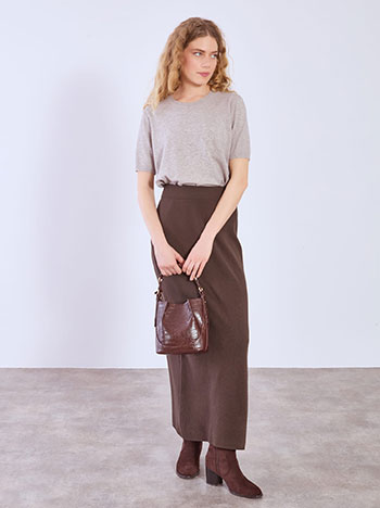 Φούστα μάξι πλεκτή WT1738.2191+6