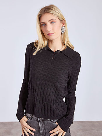 Πουλόβερ λεπτό με γιακά WT1738.4009+1