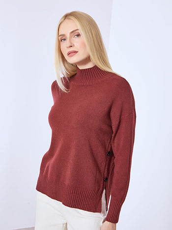 Πουλόβερ με ριπ λεπτομέρειες WT1738.4028+6