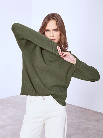 Πουλόβερ με διακοσμητική ραφή WT1738.4116+7