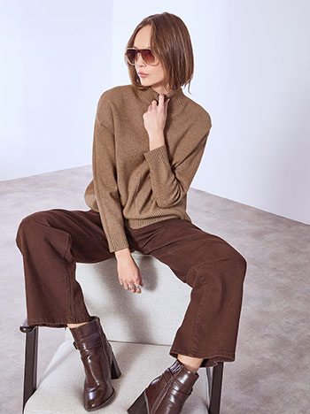 Πουλόβερ με διακοσμητική ραφή WT1738.4116+3