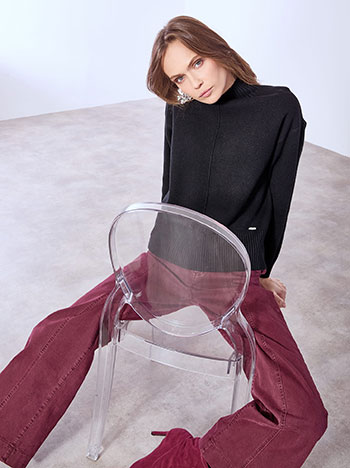 Πουλόβερ με διακοσμητική ραφή WT1738.4116+1