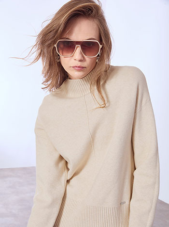 Πουλόβερ με διακοσμητική ραφή WT1738.4116+4