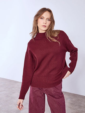 Πουλόβερ με διακοσμητική ραφή WT1738.4116+5