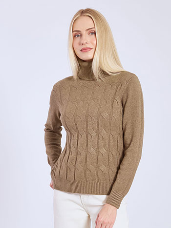 Πουλόβερ με χαλαρό ζιβάγκο WT1738.4179+3